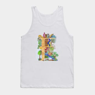 F - an illuminated letter Tank Top